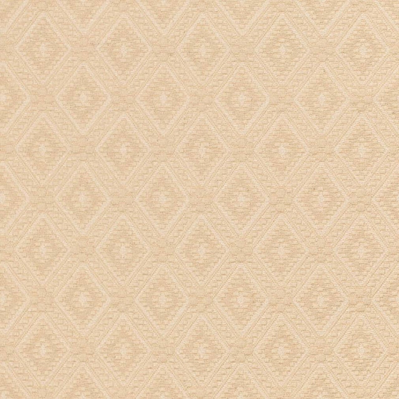 Cream Diamond - Beige & Taupe Abstract & Geometric,Diamonds Upholstery Fabric 54 Inches"
